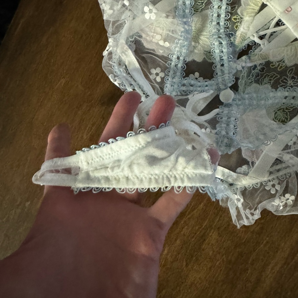 NWOT FOR LOVE & LEMONS THONG BODYSUIT LINGERIE XXS NO FLAWS - Picture 9 of 10